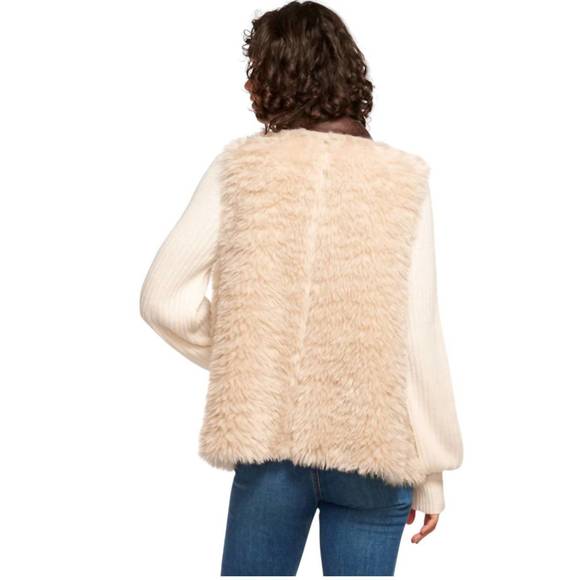 NEW RAMY BROOK finney reversible vest in brown - Picture 4 of 5